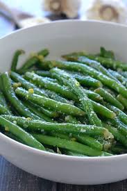 Lemon Butter Green Beans Mother Thyme Recipe Green Beans Green Bean Recipes Garlic Green Beans