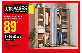 Envie de trouver des idées pour votre maison ? Offre Dressing Blanc Modulable Chez Brico Depot