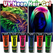 Uv Neon Hair Gel Hair Gel Neon Hair Glow In Dark Party