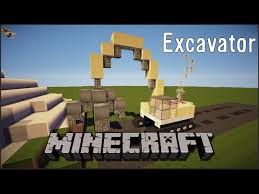 You could build drivable ships and planes, only downside was the build could be stopped . Minecraft Vehicle Excavator With Tutorial Minecraft Map