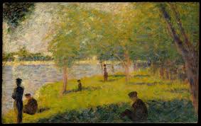 The artist worked on the painting in several campaigns, beginning in 1884 with a layer of small horizontal brushstrokes of complementary colors. Georges Seurat Study For A Sunday On La Grande Jatte The Metropolitan Museum Of Art