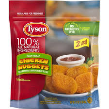 Place the baking sheet in the oven to keep the nuggets warm while you fry the remaining chicken. Tyson All Natural All Natural Chicken Nuggets Frozen 32oz Target
