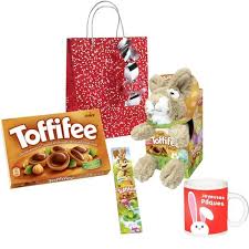 Chocolat De Paques Colis Toffifee Peluche Lapin Cadeaux Achat Vente Barres Chocolatees Chocolat De Paques Colis T Cdiscount