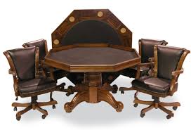 Amazon Com Executive Game Table Set With 4 Chairs Chestnut Combination Game Tables Sports Outdoors Table Games Game Table And Chairs Table Settings