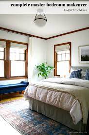 Builders grade light fixtures were installed throughout our home. Master Bedroom Makeover Budget Breakdown Create Enjoy