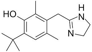 This solution has a corticosteroid in it. Oxymetazoline Wikipedia