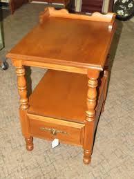 Mid Century Modern Tell City End Table Night Stand Hard Rock Maple Andover 8814 City Furniture Maple Furniture Value City Furniture