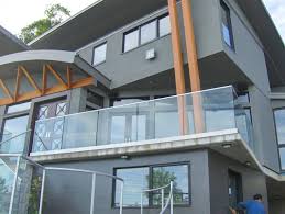 Glass railing baserail installation the glass base rail system is made up of a thin piece of metal that runs along the bottom of the railing holding up each glass panel. Glass Railings Contemporary Exterior Vancouver By Niki Design Glass Studio Inc Houzz