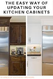 Easy Way Of Updating Your Kitchen Cabinets In 2020 Kitchen Cabinets Update Kitchen Cabinets Refacing Kitchen Cabinets
