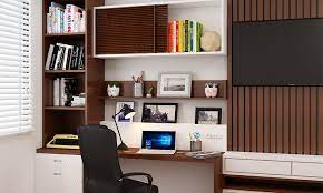 Cool idea for a desk with the banister railings underneath. Creative Home Office Desk Ideas For Your Home Design Cafe
