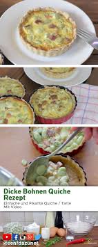 Dicke Bohnen Quiche Rezept Pikant Und Einfach Rezept Rezepte Dicke Bohnen Quiche