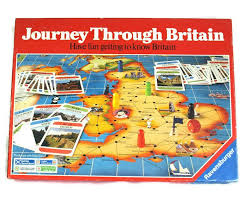 Journey Through Britain Board Game Vintage Retro Uk Trivia Game Made In West Germany Complete By Funkykoal Vintage Board Games Board Games Games Journey