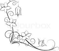 Filigree Graphic Flower Vector Colourbox Vine Drawing Flower Vine Drawing Vine Line Art