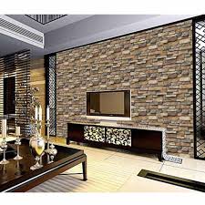 Jual Stone Brick Wallpaper Pvc Wallpaper For Home Design And Room Decoration Online Oktober 2020 Blibli Com