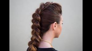 Dutch Braid Faux Hawk Hair Tutorial Confessions Of A Hairstylist Hair Styles Faux Hawk Braid Dutch Braid Faux Hawk