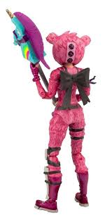 She has bright purple gloves, and a black broken. Mcfarlane Toys Fortnite Cuddle Team Leader Kaufland De