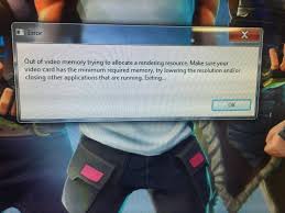 I just played it for fun then i thought i should record it. I Want To Play Fortnite But Says Not Enough Video Memory What Do I Microsoft Community