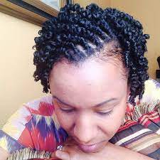 Black twists with colorful tips create a multidimensional and dramatic hairstyle. Natural Hair Two Strand Twist Flat Twist Style Tutorial Natural Hair Twists Short Twists Natural Hair Natural Hair Styles