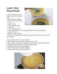 Lentil Soup Recipe From Anniejaffrey On Youtube Food Easy Healthy Recipes Lentil Soup Recipes