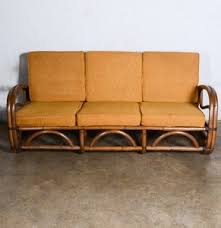 Maybe you would like to learn more about one of these? Lot Art Mid Century Rattan Sofa