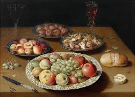 Osias Beert 1570 Antwerp 1624 Still Life Of Bowls With Fruit Nature Morte Fruits Huile Sur Panneau