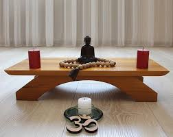 Puja Table Meditation Shrine Prayer Table Meditation Altar Etsy Meditation Altar Japanese Table Tea Table