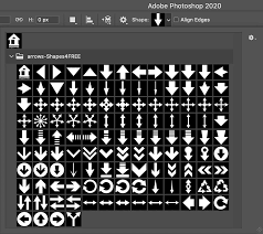 In this example, text is added to a blank white background. Install Photoshop Shapes Into Photoshop It S Easy Shapes4free