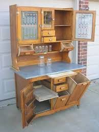 Early Oak Hoosier Style Wilson Bakers Cabinet W Glassware Tilt Bins Glass Doors Vintage Kitchen Cabinets Bakers Cabinet Hoosier Cabinet