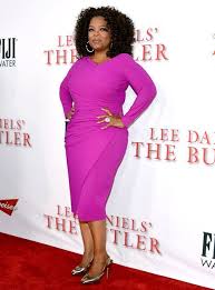 Loving Oprah S Pop Of Colour Dresses Hot Pink Dresses Fabulous Dresses