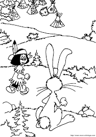 Ausmalbilder Yakari Bild Kaninchen Yakari