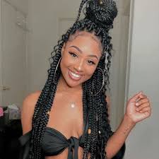 My girls gave the name simply because the braids are flat like pancakes {kids are creative!}. Best Bohemian Box Braids Hairstyle Ideas Popsugar Beauty