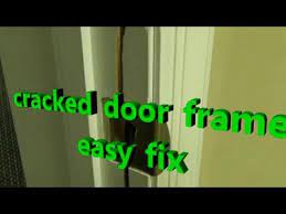 Drill another 3 holes on the other door jamb. Kicked In Door Frame Repair Youtube