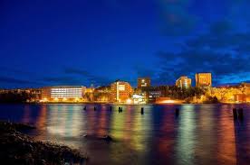 Our Waterfront Campus On A Starry Night Michigan Tech Michigantech Twitter Michigan Tech Michigan Mackinac Island