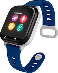Questions And Answers Verizon Gizmowatch Smartwatch Verizon Wireless Black With Blue Band Qtax53b Best Buy