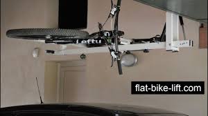 Popular bicycle lift rack of good quality and at affordable prices you can buy on aliexpress. Flat Bike Lift The Ceiling Hydro Pneumatic Bike Rack Youtube