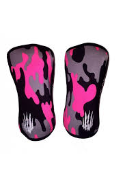 Knee Sleeves Bear Komplex Neon Pink Camo Squat Crossfit Fitness