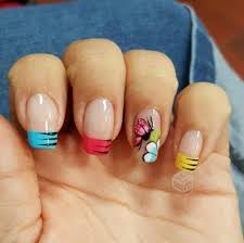 Diseños de uñas para pies en color amarillo con plata. Manicure Y Pedicure Disenos Exclusivo Community Facebook