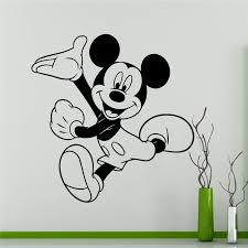 Mickey mouse toy and book organizer. Mickey Mouse Wall Decal Cartoon Vinyl Sticker Wall Art Decor Children S Kids Room Ideas Room Interior Removable Design X006 Buy At The Price Of 6 29 In Aliexpress Com Imall Com