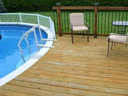 Easy Deck Footings For Above Ground Pool Decks