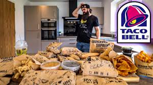 Not only is taco bell famous in the usa, but it has also gained global recognition and has its chains all over the world. The Entire Taco Bell Menu Challenge Beardmeatsfood Youtube