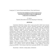 Berikut ini adalah contoh abstrak tentang karya ilmiah. Contoh Abstrak Karya Tulis Ilmiah Teknologi Surat R