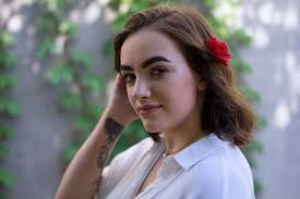 Flowers in her hair...