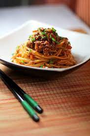 Spaghetti Gangnam Style Fusion Food Asian Recipes Food