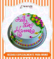 Flores Para Mama Y Mejor Si Son Con Una Deli Torta Karamelle 3 Dulce Crema Diadelamadre Https W Pastel Feliz Cumpleanos Pastel De Cumpleanos Tortas