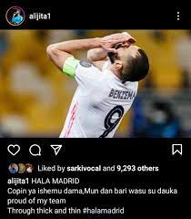 Mwala 2021 ronaldo atakwa ametimiza umri wa miaka 41. Ali Jita Ya Ce Real Madrid Daman Sun Gaji Da Daukan Kofi News Mdundo Com