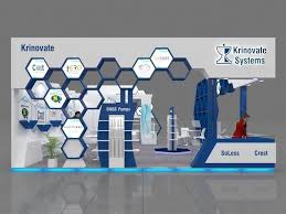Exhibition Stall 3d Model 10 215 8 Mtr 3sides Open Krinovate Stand 3d Model Max 2 Stall Designs Exhibition Stall Exhibition Stand