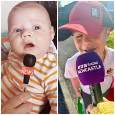 Sitting in the same radio studio my mam broadcast from and wondering…. will  Archie be next?! 🫶🎤❤️