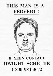TheTwoCents: Wanted: Dwight Schrute Wanted Poster!
