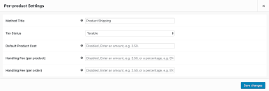 Per Product Shipping Woocommerce Docs