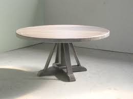 Reclaimed Old Oak Coffee Table With Pedestal Base Round Wood Coffee Table Oak Coffee Table Old Coffee Tables